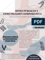 Relaciones Públicas Y Comunicación Corporativa