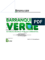 Certificado Barranquilla Verde