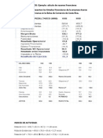 Analisis Financieros Finanzas Ejercicios