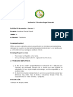 Castellano 9a - Semana 2 - Del 19 Al 23 de Octubre