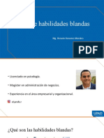 Taller de Habilidades Blandas: Mg. Renato Honores Morales