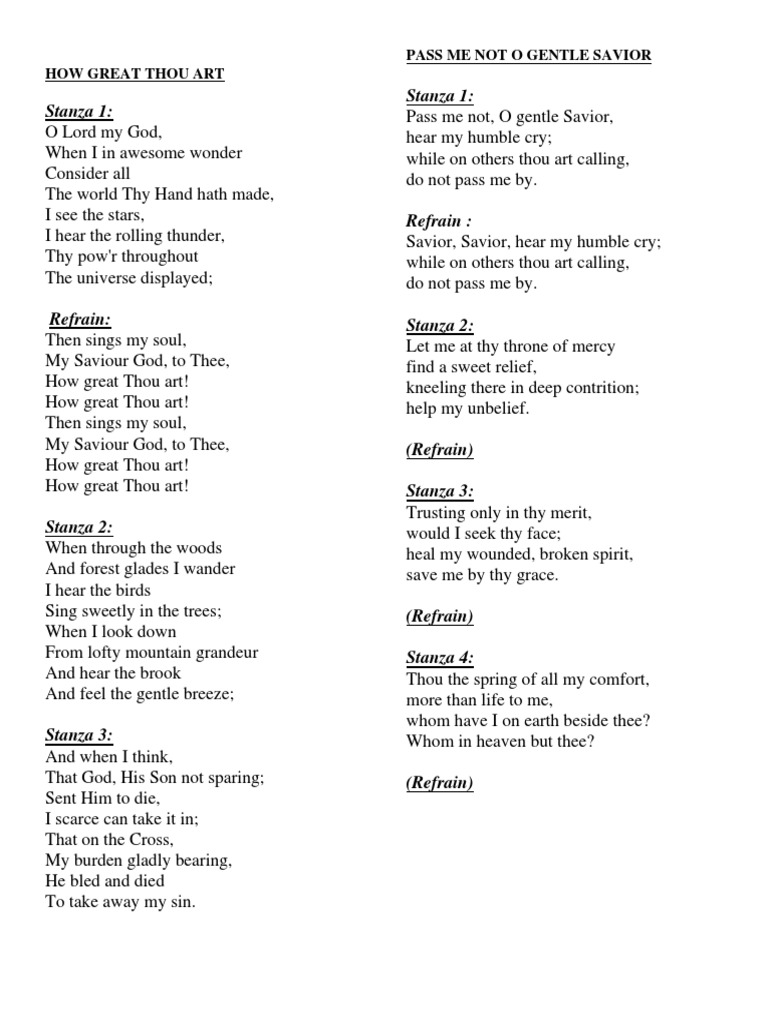 Hymn Songs Pdf Download Free Pdf Theology Religious Belief And