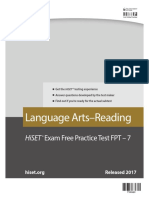 HiSET Reading fpt7