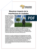 Impacto de La Arquitectura en La Formación de La Ciudad