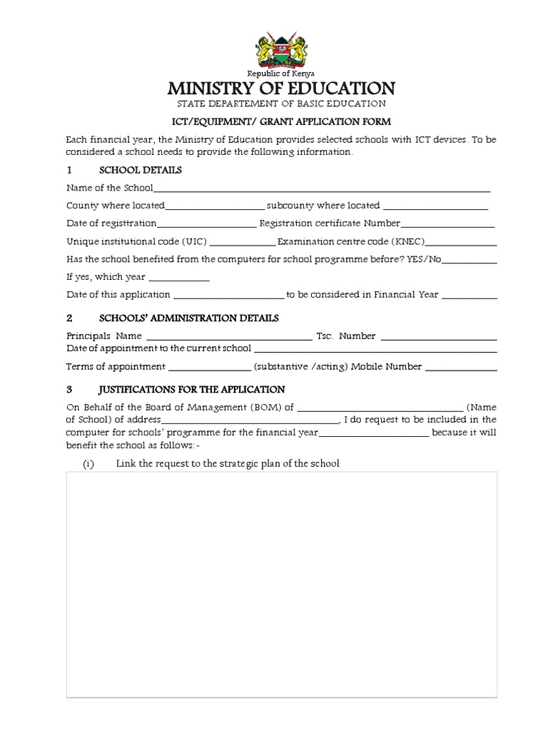 Computer Application Form PDF | PDF