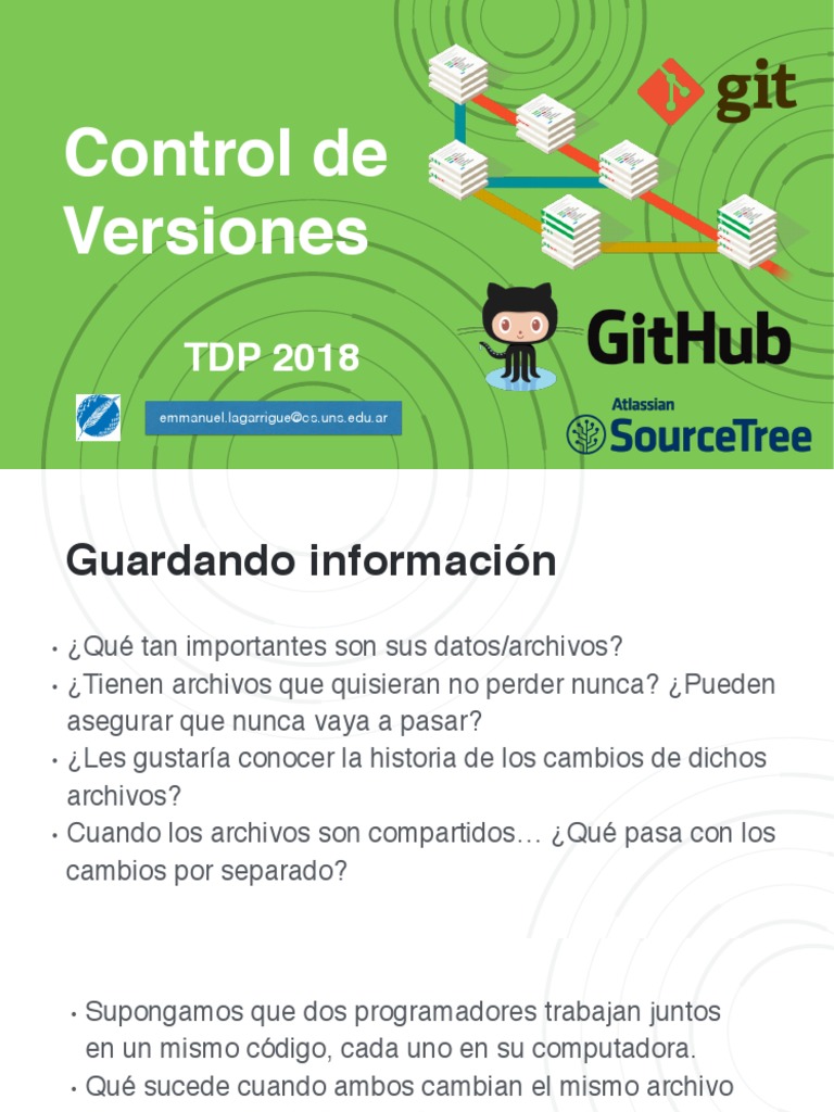 U1 Control de Versiones | PDF | Control de versiones | Archivo de ...