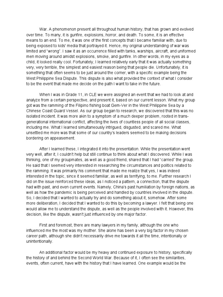 Sample College Essay | PDF