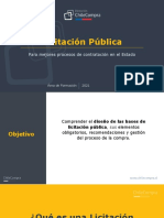 Ppt. Licitación Pública. Elementos Obligatorios. Comprador