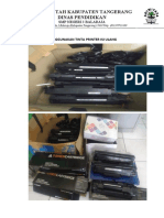 Penggunaan Tinta Printer Isi Ulang