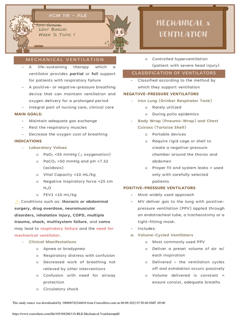 Understanding Mechanical Ventilation | PDF | Breathing | Respiratory System