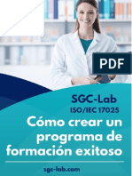 Guía para Crear Un Programa de Entrenamiento de Laboratorio