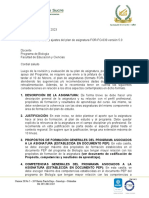 RUTA PARA EL DILIGENCIAMIENTO DEL PLAN DE ASIGNATURA FOR - FO - 030 V 5.0 - PROGRAMA DE BIOLOGÍA