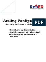 Araling Panlipunan 8: Ikatlong Markahan - Modyul 3 at 4