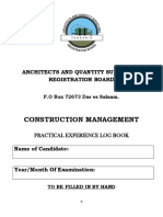 CONSTRUCTION MANAGEMENT LOG BOOK