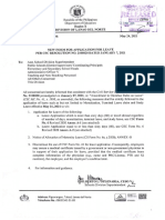 New Form For Application For Leave Per CSC Resolution No 2100020 Dated January 7, 2021