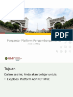 Pengantar Platform Pengembangan MVC