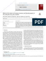 Effects of GD Content On The Phase Structure and Thermal Proper - 2021 - Open Ce