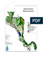 Mapa de Ecosistemas Region Centroamericana