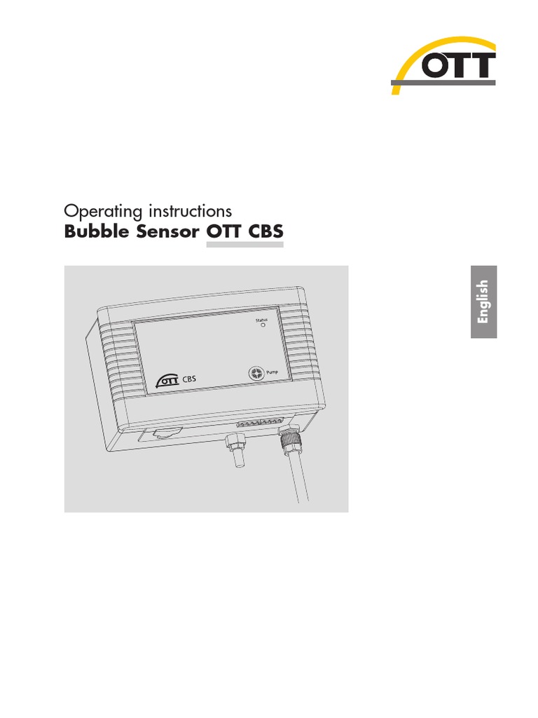 OTT CBS Bubble Sensor Installation Guide | PDF | Power Supply ...
