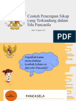 Penerapan Sila Pancasila