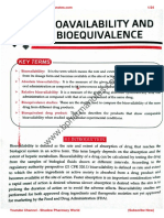 Bioavailability Bioequivalance PDF