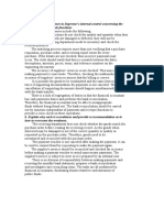 A. Identify The Weaknesses in Supremo's Internal Control Concerning The Purchases and Payments Functions