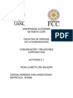 Actividad 2.1 Comunicacion y Relaciones