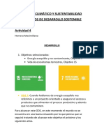 Cambio Climático y Sustentabilidad