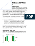 BREXIT IMPACT ACROSS POLICY Economic Aspect