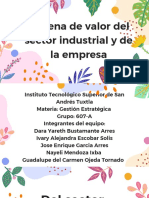 Cadena de Valor Del Sector Industrial y de La Empresa