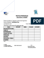 Evaluación Prácticas Estudiante Jardín Infancia