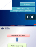 Faktor-Faktor Yang Mempengaruhi Laju Reaksi: Diskusi