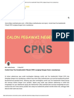 Contoh Soal Tes Karakteristik Pribadi (TKP) Lengkap Dengan Kunci Jawabannya PDF