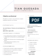Minimalist Clean Signature CV Resume PDF