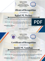 Certificates For Royal Guards