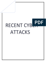 Recent Cyber Atttacks