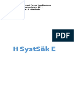 FMV - H - SystSäk - Armed Forces' Handbook On System Safety 2011 Part 2 - Methods