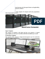 Computer Project Research On Different Types of Computers