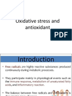 Oxidative Stress and Antioxidan