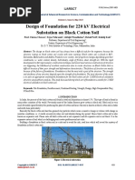 Design of Foundation for 220 kV Electrical