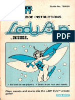 Lady Bug Game Manual 1982
