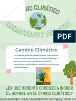 Cambios Climaticos, Emergencias y Desastre PDF