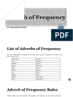Adverb of Frequeney