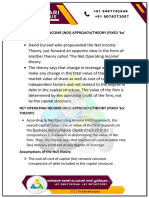 Net Operating Income & Approach Prior