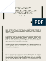 Población y Desarrollo Rural en Centroamérica