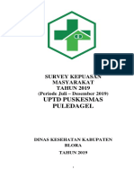 Survey Kepuasan Pelanggan Tahun 2019 Semester Ii