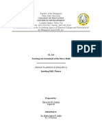 Corpuz RJ M. - Speaking Skill Lesson Plan