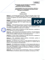 Reglamento de Funcionamiento Del Ciclo Vacacional 2023 en La Modalidad Semipresencial de La Unsch