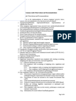 Annex C - List of Significant and Common AORs