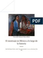 El Mestizaje en México A Lo Largo de La Historia